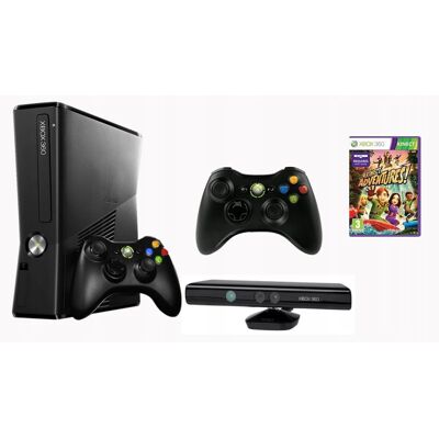 Microsoft Konsola Xbox 360 Slim 250 GB 2 Pady Kinect + Gra Microsoft Konsola Xbox 360 Slim 250 GB 2 Pady Kinect + Gra