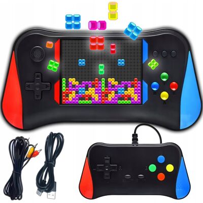 Inny producent MINI KONSOLA PRZENOŚNA DO GIER 500 GIER TV + PAD DO GRY W PARACH DLA DZIECI Inny producent MINI KONSOLA PRZENOŚNA DO GIER 500 GIER TV + PAD DO GRY W PARACH DLA DZIECI