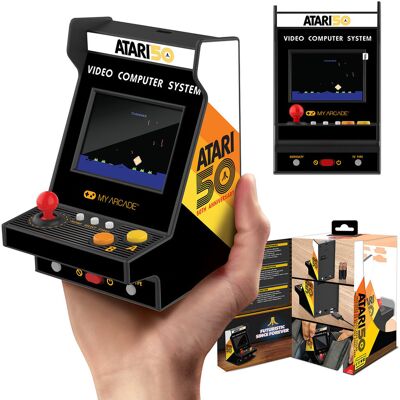 My Arcade Mini konsola retro przenośna Atari 2600 75 gier w 1 ATARI NANO PLAYER PRO My Arcade Mini konsola retro przenośna Atari 2600 75 gier w 1 ATARI NANO PLAYER PRO