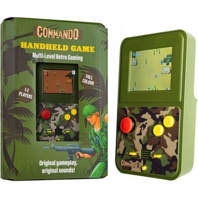 Inny producent Konsola Przenośna Commando Capcom Retro Arcade Kolorowy Ekran Mini Gra / Commando Handheld Game / 320182 Inny producent Konsola Przenośna Commando Capcom Retro Arcade Kolorowy Ekran Mini Gra / Commando Handheld Game / 320182