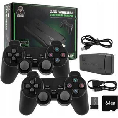 Inny producent Konsola Retro Hdmi 22073 Gry 2 Bezprzewodowe Pady 4k Karta 64gb Plug Play Gamestick Lite Inny producent Konsola Retro Hdmi 22073 Gry 2 Bezprzewodowe Pady 4k Karta 64gb Plug Play Gamestick Lite