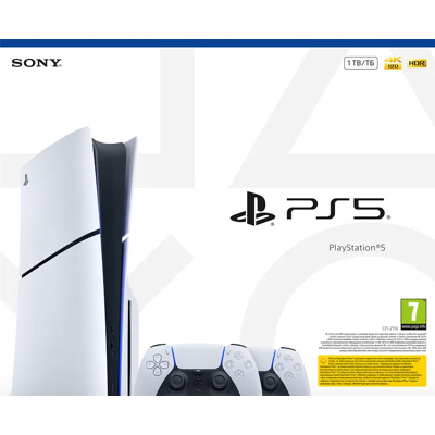 Konsola Sony Playstation 5 Slim Chassis E 1 Tb Z Dwoma Kontrolerami Bezprzewodowymi Dualsense Konsola Sony Playstation 5 Slim Chassis E 1 Tb Z Dwoma Kontrolerami Bezprzewodowymi Dualsense