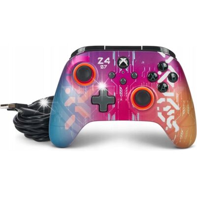 Inny producent PowerA Pad przewodowy Advantage Cyber Style XBOX SERIES X XONE WIN 10 11 Inny producent PowerA Pad przewodowy Advantage Cyber Style XBOX SERIES X XONE WIN 10 11