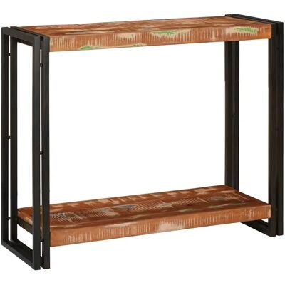 Vidaxl Konsola Wielokolorowe 90 X 33 X 75 Cm Lite Drewno Z Odzysku Vidaxl Konsola Wielokolorowe 90 X 33 X 75 Cm Lite Drewno Z Odzysku