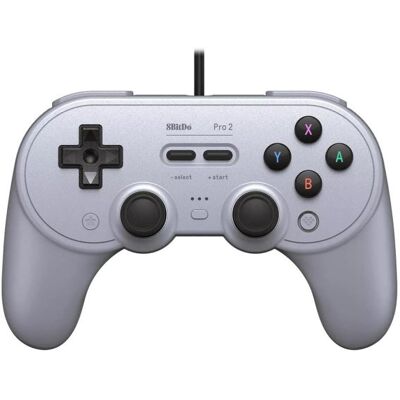 8BitDo Pro2 Wired Gamepad Grey Ed. (RET00285) 8BitDo Pro2 Wired Gamepad Grey Ed. (RET00285)