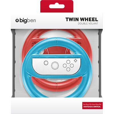Bigben Interactive Big Ben Switch Kierownice Uchwyty Do Joy-Con (Czerwony/niebieski) Bigben Interactive Big Ben Switch Kierownice Uchwyty Do Joy-Con (Czerwony/niebieski)