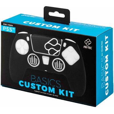 Blade Interactive Custom Kit Czarny Blask W Ciemności (Silikonowa Pokrywa / Uchwyty / Dotyka) - Ps5 Blade Interactive Custom Kit Czarny Blask W Ciemności (Silikonowa Pokrywa / Uchwyty / Dotyka) - Ps5
