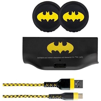 BLADE FRTEC - Ładuj i graj BATMAN Kompatybilny z Xbox Series X/S + Uchwyty Logo BATMAN, Akumulator 1000 mAh + USB-C 3 m Kolory Batman, DC, Oficjalna licen.. BLADE FRTEC - Ładuj i graj BATMAN Kompatybilny z Xbox Series X/S + Uchwyty Logo BATMAN, Akumulator 1000 mAh + USB-C 3 m Kolory Batman, DC, Oficjalna licen..