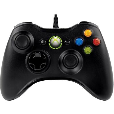 Gamepad Pad Przewodowy Do Konsoli Microsoft Xbox 360 Czarny X360 Gamepad Pad Przewodowy Do Konsoli Microsoft Xbox 360 Czarny X360