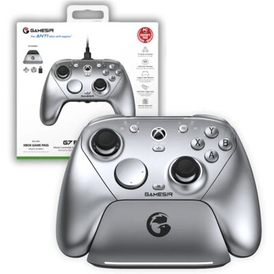 Gamesir - G7 Pro Wireless Tri-Mode Controller For Xbox, Pc & Android - Bezprzewodowy Kontroler Do Gier Metallic Silver Gamesir - G7 Pro Wireless Tri-Mode Controller For Xbox, Pc & Android - Bezprzewodowy Kontroler Do Gier Metallic Silver