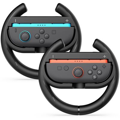 Vortex Kierownice do Nintendo Switch 2 Joy-Con (Zestaw 2 szt., czarne) – akcesoria do gier wyścigowych Vortex Kierownice do Nintendo Switch 2 Joy-Con (Zestaw 2 szt., czarne) – akcesoria do gier wyścigowych