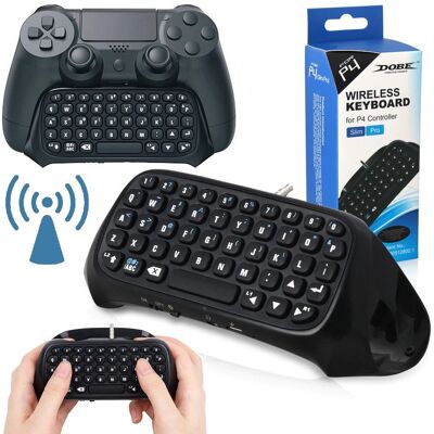 Inny producent Mini Klawiatura Dobe Do Pada Ps4 Playstation Black Bezprzewodowa Chatpad Inny producent Mini Klawiatura Dobe Do Pada Ps4 Playstation Black Bezprzewodowa Chatpad