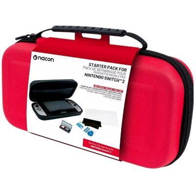 Nacon Starter Pack Czerwony – Zestaw Startowy do Nintendo Switch 2 Nacon Starter Pack Czerwony – Zestaw Startowy do Nintendo Switch 2