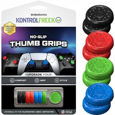 Inny producent Nakładki Gumki Kontrolfreek No-Slip Thumbgrip 8 Sztuk Uniwersalne Inny producent Nakładki Gumki Kontrolfreek No-Slip Thumbgrip 8 Sztuk Uniwersalne