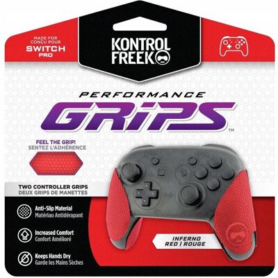 Inny producent Nakładki na uchwyty KontrolFreek Grips PRO Red do Nintendo Switch Inny producent Nakładki na uchwyty KontrolFreek Grips PRO Red do Nintendo Switch