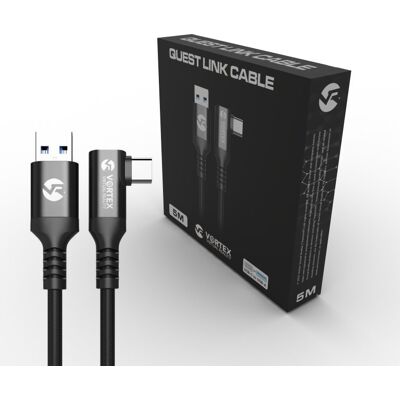 Nowy Kabel 5m Od Vortexvr Usb-A Do Usb-C Oculus Link Quest 2 Nowy Kabel 5m Od Vortexvr Usb-A Do Usb-C Oculus Link Quest 2