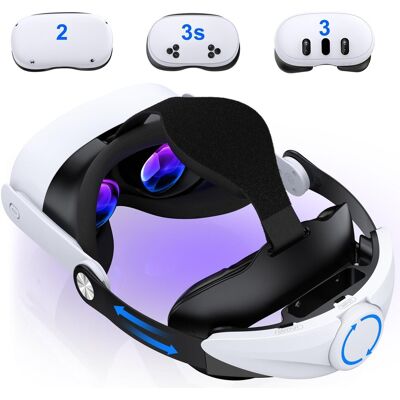 Inny producent Pasek na głowę VR kompatybilny z Quest 3S / Quest 3 / Quest 2 Inny producent Pasek na głowę VR kompatybilny z Quest 3S / Quest 3 / Quest 2