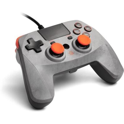 Inny producent Przewodowy Kontroler 4s Rock Do Ps4 I Ps3 Snakebyte W Kolorze Szarym I Pomarańczowym Inny producent Przewodowy Kontroler 4s Rock Do Ps4 I Ps3 Snakebyte W Kolorze Szarym I Pomarańczowym