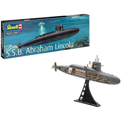Revell Model Plastikowy Statek S.s.b. Abraham Lincoln W/In 1/253 Revell Model Plastikowy Statek S.s.b. Abraham Lincoln W/In 1/253