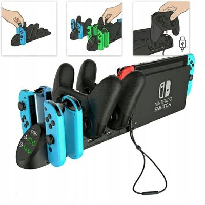 Stacja Ładująca Ipega Pg-9187 Do Nintendo Switch Joy-Con Pro Controller 6w1 Stacja Ładująca Ipega Pg-9187 Do Nintendo Switch Joy-Con Pro Controller 6w1