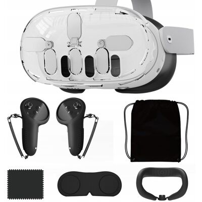 Inny producent Zestaw Akcesoria Osĺ‚ona Ochrona Etui Case Do Gogli Okularăłw Vr Meta Quest 3 / Mq011 Inny producent Zestaw Akcesoria Osĺ‚ona Ochrona Etui Case Do Gogli Okularăłw Vr Meta Quest 3 / Mq011