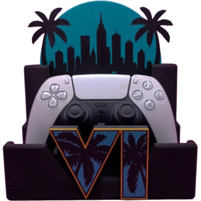 GALOPI Uchwyt Dualsense Ps5 Gta Vi Stojak Biurkowy/ścienn GALOPI Uchwyt Dualsense Ps5 Gta Vi Stojak Biurkowy/ścienn