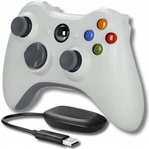 OMNA Bezprzewodowy gamepad XBOX 360 PC dual shock pad wibracje odbiornik USB OMNA Bezprzewodowy gamepad XBOX 360 PC dual shock pad wibracje odbiornik USB