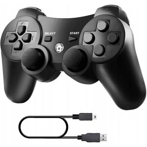 Diswoe Bezprzewodowy Kontroler Pad Joystick Do Playstation Ps3 -2Szt Diswoe Bezprzewodowy Kontroler Pad Joystick Do Playstation Ps3 -2Szt