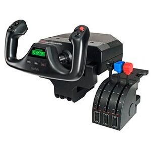 PlatinumGames Logitech G Saitek PRO Flight Yoke System, profesjonalna symulacja jarzma i ćwiartki przepustnicy, 3 tryby, 75 programowalnych elementów sterujących PlatinumGames Logitech G Saitek PRO Flight Yoke System, profesjonalna symulacja jarzma i ćwiartki przepustnicy, 3 tryby, 75 programowalnych elementów sterujących