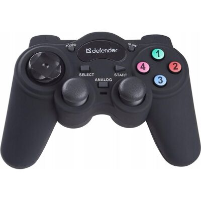 Inny producent Gamepad przewodowy Defender GAME RACER, tryb turbo, efekt wibracji, USB/PS2 Inny producent Gamepad przewodowy Defender GAME RACER, tryb turbo, efekt wibracji, USB/PS2