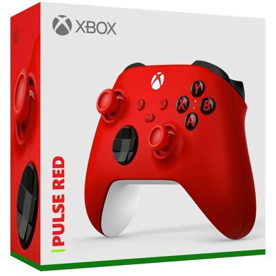 Kontroler MICROSOFT XBOX Series Wireless, czerwony, QAU-00012 Kontroler MICROSOFT XBOX Series Wireless, czerwony, QAU-00012