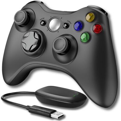 OMNA Pad XBOX 360 bezprzewodowy PC gamepad dual shock pad wibracje adapter USB OMNA Pad XBOX 360 bezprzewodowy PC gamepad dual shock pad wibracje adapter USB