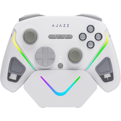 Bezprzewodowy Gamepad Ze Stacją Dokującą Ajazz Gp100s 2.4g/bt/usb (Switch/pc/ios/android) Rgb White Bezprzewodowy Gamepad Ze Stacją Dokującą Ajazz Gp100s 2.4g/bt/usb (Switch/pc/ios/android) Rgb White