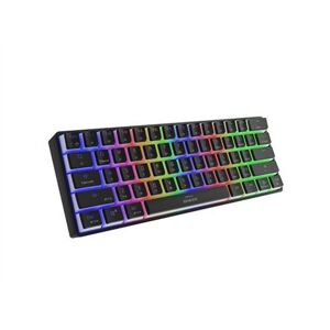 Genesis THOR 660 RGB Gaming keyboard, RGB LED light, US, Black, Bluetooth, Wired, Wireless connection, Gateron Red Switch