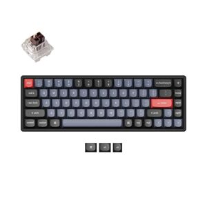 Keychron K6 Pro Bezprzewodowa Klawiatura Mechaniczna Qmk/Via Rgb Aluminium Brown K6P-J3