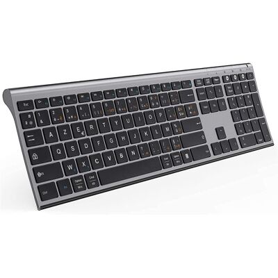 Inny producent Bezprzewodowa Klawiatura Bluetooth Szara Azerty J. Francuski 3 Kanały Inny producent Bezprzewodowa Klawiatura Bluetooth Szara Azerty J. Francuski 3 Kanały