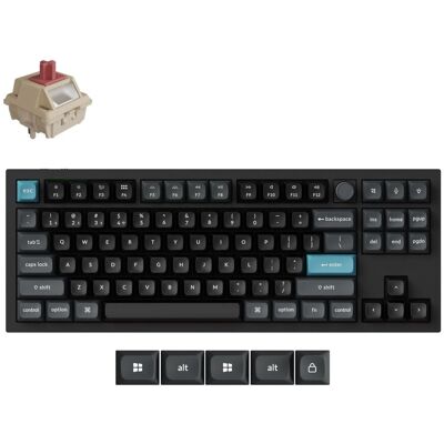 Bezprzewodowa Klawiatura Mechaniczna Keychron Q3 Ultra 8k Silk Pom Red Bezprzewodowa Klawiatura Mechaniczna Keychron Q3 Ultra 8k Silk Pom Red