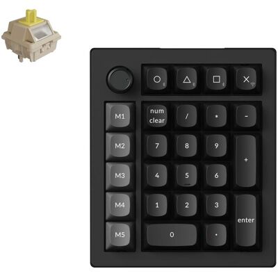 Bezprzewodowy Numpad Keychron V0 Ultra 8K Czarny Silk POM Switch Banana Bezprzewodowy Numpad Keychron V0 Ultra 8K Czarny Silk POM Switch Banana