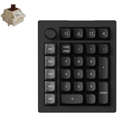 Bezprzewodowy Numpad Keychron V0 Ultra 8K Czarny Silk POM Switch Brown Bezprzewodowy Numpad Keychron V0 Ultra 8K Czarny Silk POM Switch Brown