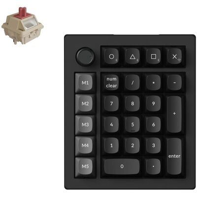Bezprzewodowy Numpad Keychron V0 Ultra 8K Czarny Silk POM Switch Red Bezprzewodowy Numpad Keychron V0 Ultra 8K Czarny Silk POM Switch Red
