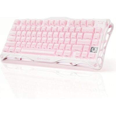 Gravastar Mercury K1 Bezprzewodowa Klawiatura Mechaniczna 75% Sakura Pink Gravastar Mercury K1 Bezprzewodowa Klawiatura Mechaniczna 75% Sakura Pink