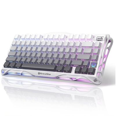 Gravastar Mercury K1 Klawiatura Mechaniczna Bezprzewodowa Gradient White Gravastar Mercury K1 Klawiatura Mechaniczna Bezprzewodowa Gradient White