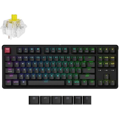 Keychron C3 Pro 8k Qmk Przewodowa Klawiatura Mechaniczna Gamingowa Rgb C3p Keychron C3 Pro 8k Qmk Przewodowa Klawiatura Mechaniczna Gamingowa Rgb C3p