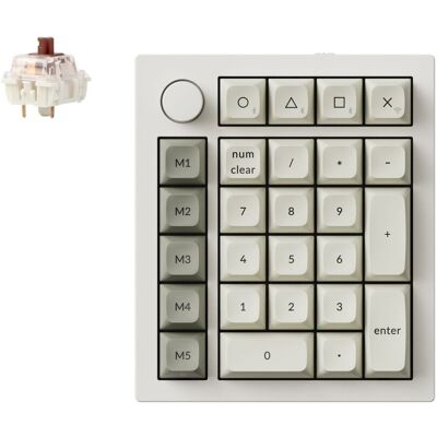 Keychron Q0 Max Bezprzewodowa Klawiatura Numeryczna Mechaniczna QMK Q0M-P3 Keychron Q0 Max Bezprzewodowa Klawiatura Numeryczna Mechaniczna QMK Q0M-P3