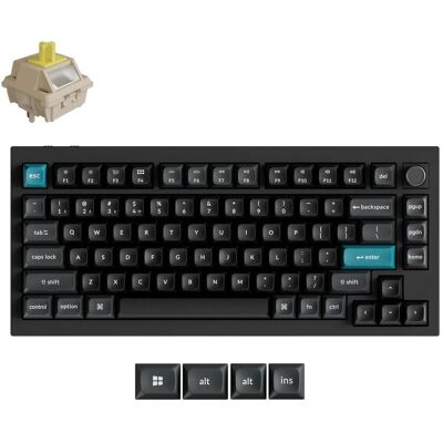 Keychron Q1 Ultra 8k Bezprzewodowa Klawiatura Mechaniczna Czarna - Banana Keychron Q1 Ultra 8k Bezprzewodowa Klawiatura Mechaniczna Czarna - Banana