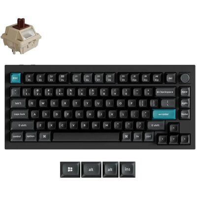 Keychron Q1 Ultra 8k Bezprzewodowa Klawiatura Mechaniczna Czarna - Brown Keychron Q1 Ultra 8k Bezprzewodowa Klawiatura Mechaniczna Czarna - Brown