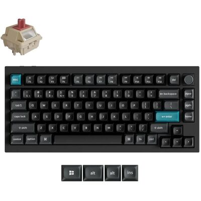 Keychron Q1 Ultra 8k Bezprzewodowa Klawiatura Mechaniczna Czarna - Red Keychron Q1 Ultra 8k Bezprzewodowa Klawiatura Mechaniczna Czarna - Red