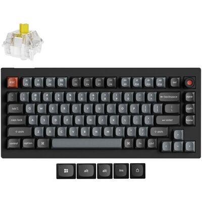 Keychron V1 8k Qmk Przewodowa Klawiatura Mechaniczna Super Banana Switch Keychron V1 8k Qmk Przewodowa Klawiatura Mechaniczna Super Banana Switch