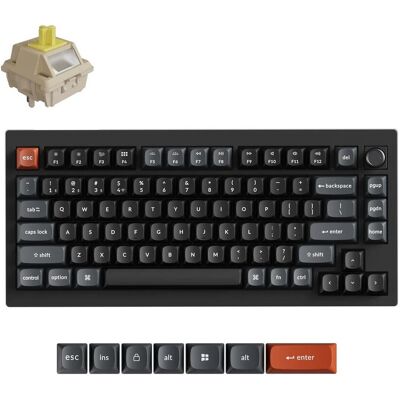 Keychron V1 Ultra 8k Bezprzewodowa Klawiatura Mechaniczna Pom Switch Banana Keychron V1 Ultra 8k Bezprzewodowa Klawiatura Mechaniczna Pom Switch Banana