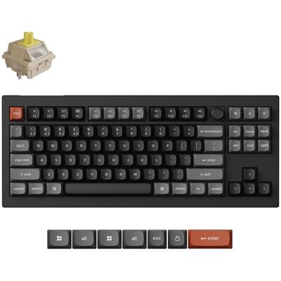 Keychron V3 Ultra 8k Bezprzewodowa Klawiatura Mechaniczna Pom Switch Banana Keychron V3 Ultra 8k Bezprzewodowa Klawiatura Mechaniczna Pom Switch Banana